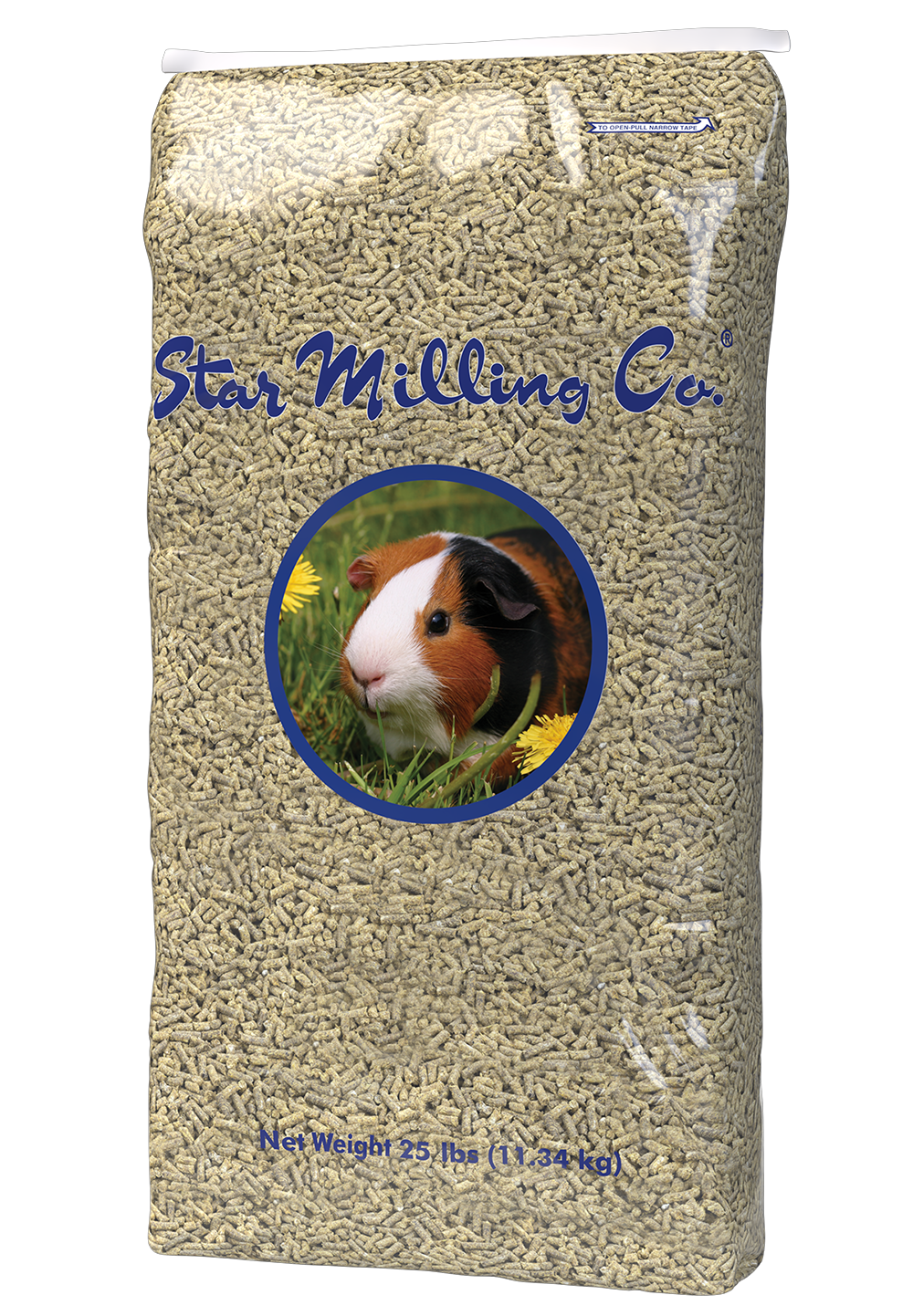 Star Milling Guinea Pig Pellets Star Milling Co. logo - drug free feed mill